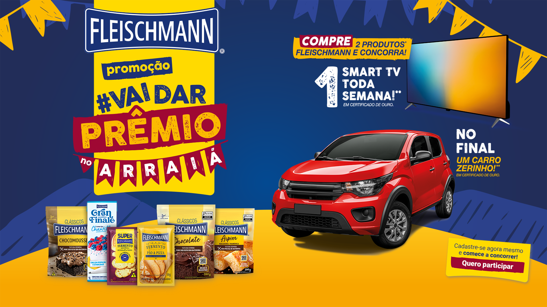 Promoção Fleischmann #VAI DAR PRÊMIO no ARRAIÁ